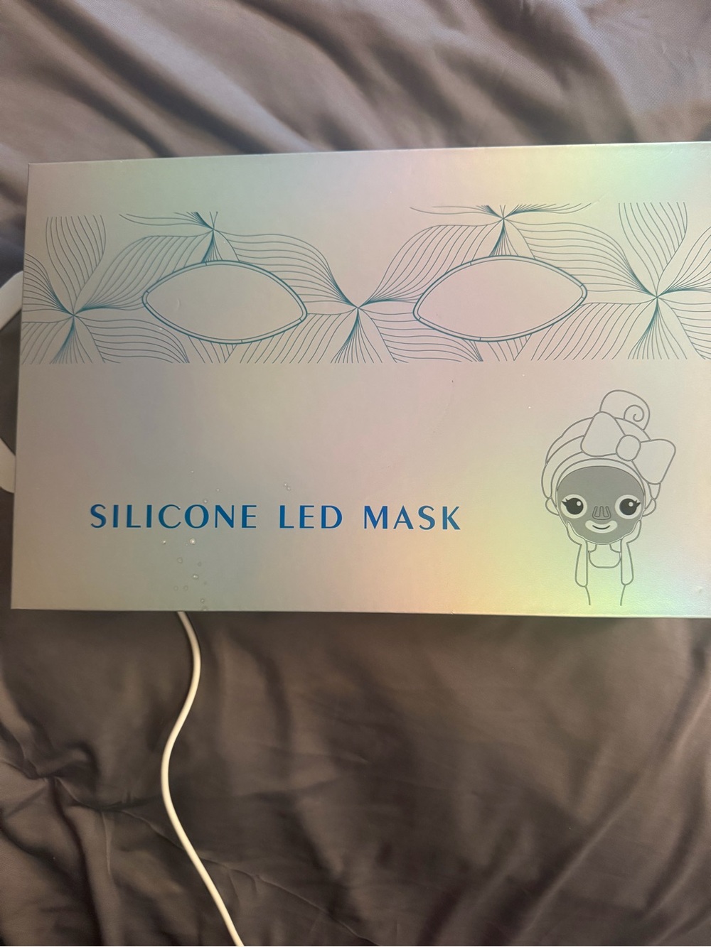 Silicone LED Mask - Blue Silicone Light Therapy Mask
